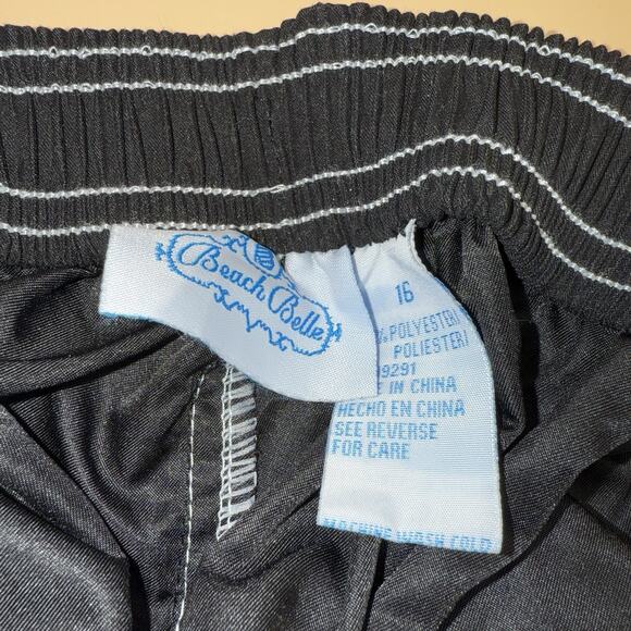 Beach Belle Women’s Size 16 Shorts Black Spring Break Florida Texas Beach Attire - Picture 3 of 6
